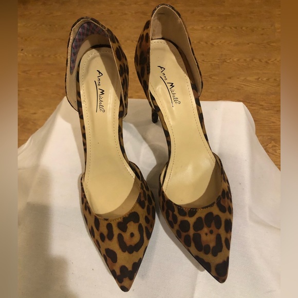 Anne Michelle Leopard Print Size 10 High Heel Shoe - Picture 5 of 6
